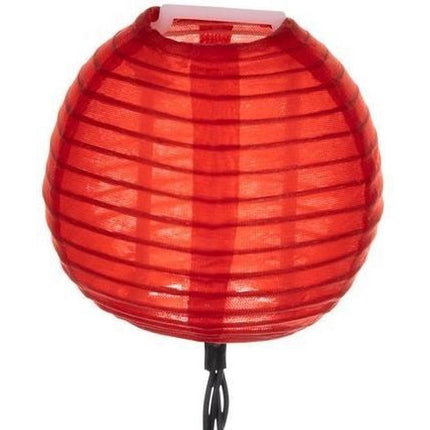 Lampion slinger feestverlichting op zonne-energie waterbestending LED 2,7m - multi-color - solar - 10 lampionnen