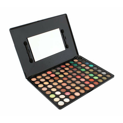 Oogschaduw palette met 88 kleuren en spiegel Inclusief 2 kwastjes
