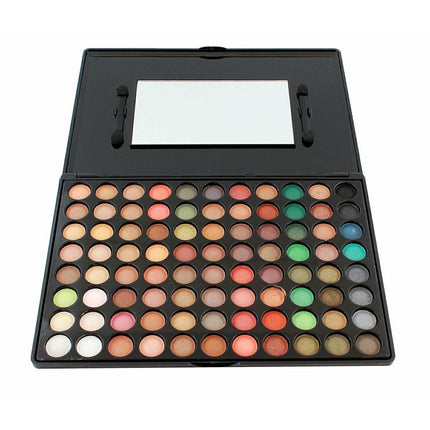 Oogschaduw palette met 88 kleuren en spiegel Inclusief 2 kwastjes