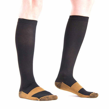 Premium medic compressiekousen tegen vermoeide benen - Sportsokken - Compressie sokken - Maat 41-45 L/XL