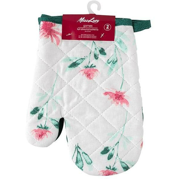 Miss Lucy Gomes ovenhandschoenen set van 2 stuks 18 x 25 cm