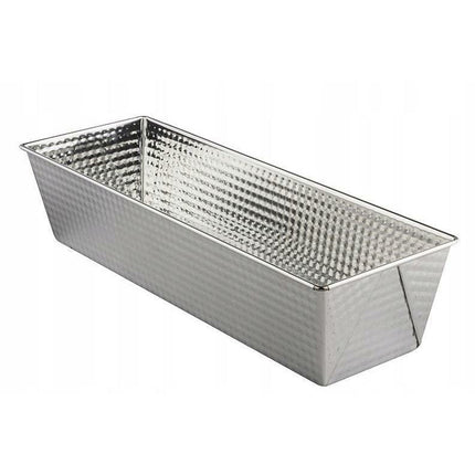Inmet cake / brood bakvorm 30 x 12 x 8 cm zilver