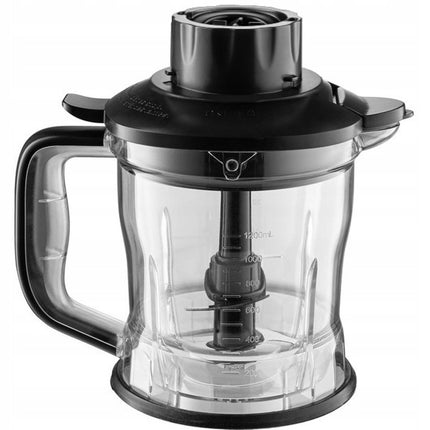 Botti Flavio 2 in 1 hakmolen en smoothie blender 500W zwart / zilver