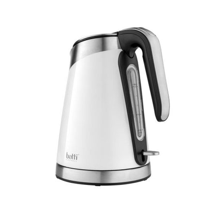 Botti Riccardo professionele waterkoker van RVS 1,7L 2100W wit / zilver