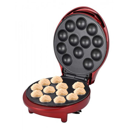SwissHome pop cake maker 1200W SH-6723 rood