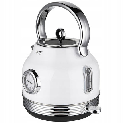 Botti Royal Line professionele retro 3 delige keukenapparaten set broodrooster waterkoker en blender wit