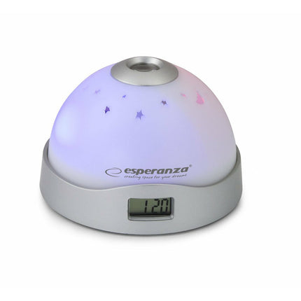 Esperanza LED sterrenprojector met wekker en alarm