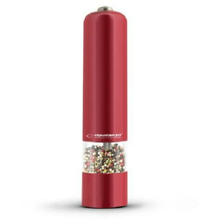 Esperanza''Malabar'' Elektrische peper/zout molen rood