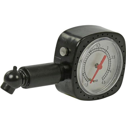 ProPlus bandenspanningsmeter analoog 11 cm zwart