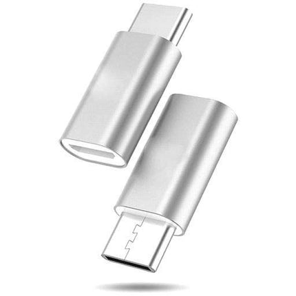 TT-products Micro USB naar USB Type-C adapter zilver