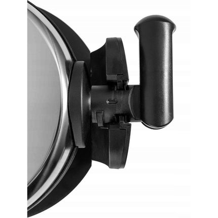 Botti Lily roterende wafelijzer rond 1100W zwart / zilver