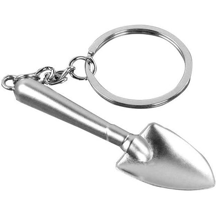 TT-products sleutelhanger schep 1,9 cm x 6,8 cm zilver