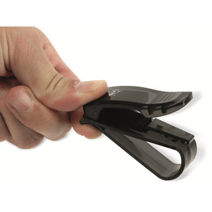 Dunlop brilclip met klem 6,5 cm zwart