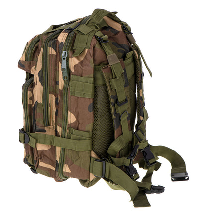 Camo militaire rugzak met 5 vakken 25l