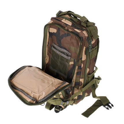 Camo militaire rugzak met 5 vakken 25l