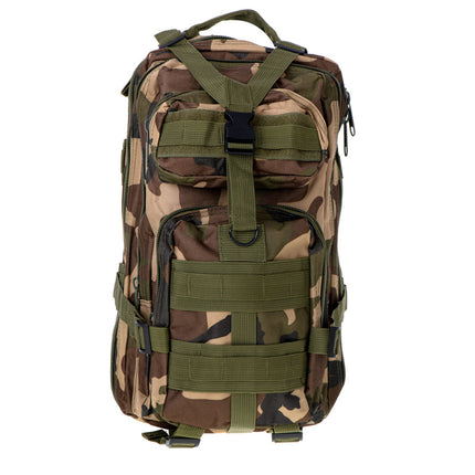 Camo militaire rugzak met 5 vakken 25l