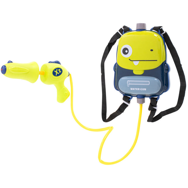 Rugzak waterpistool dinosaurus groen 1L - Buitenspeelgoed - Backpack Watergun - Supersoaker