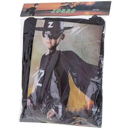 Zorro kostuum voor kinderen maat S 95 - 110cm - verkleedkleding - carnavalskleding