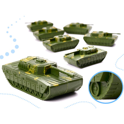 XXL Leger speelset 307 stuks incl tanks, auto's en geweren - Soldaten speelgoed - Soldaat set
