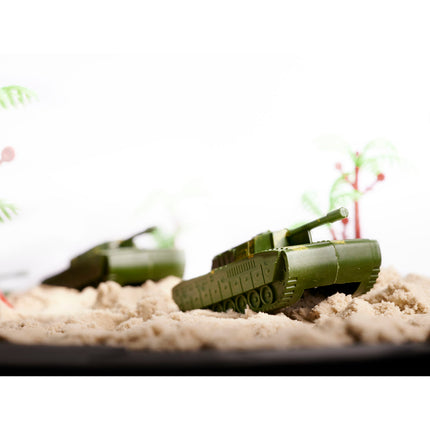 XXL Leger speelset 307 stuks incl tanks, auto's en geweren - Soldaten speelgoed - Soldaat set