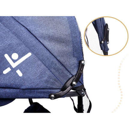Trike Fix Lite 3 in 1 driewieler met duwstang marine blauw 105 cm x 94 cm x 52 cm