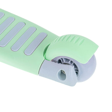 Balans 3 in 1 step met zitje - driewieler - skateboard met lichtgevende wielen tot 20kg mint groen