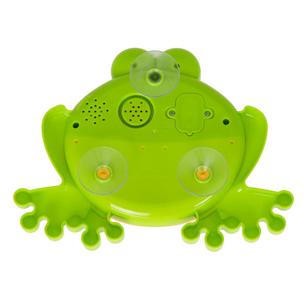 Bubble Froggie muzikale kikker met muziekjes en zeepbellen voor in bad groen / geel