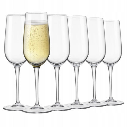 Bormioli Rocco Inventa Flute champagne glazen 6 stuks