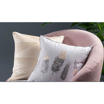 Miss Lucy Plumage kussenhoes 41 x 41 cm wit