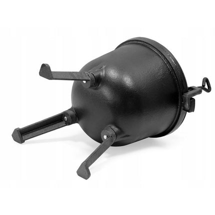 Meyerhoff outdoor Dutch oven gietijzeren pan/ heksenketel op hoge poot voor koken boven of op het kampvuur 8L