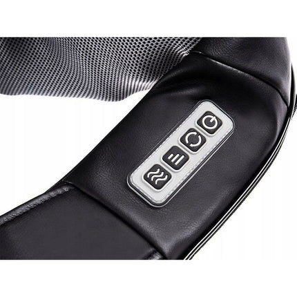 Shiatsu nekmassagekussen / neck massager met warmte-functie en 3-snelheden zwart