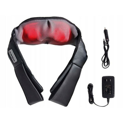 Shiatsu nekmassagekussen / neck massager met warmte-functie en 3-snelheden zwart