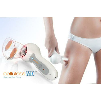 Vacuum massager anti cellulitis met LED - Cupping effect - Wit