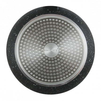 Klausberg KB-7288 kleine koekenpan met marmer coating Ø16 cm zwart - ook geschikt voor inductie