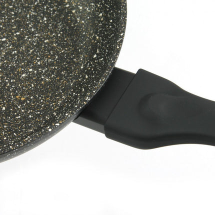 Klausberg KB-7288 kleine koekenpan met marmer coating Ø16 cm zwart - ook geschikt voor inductie