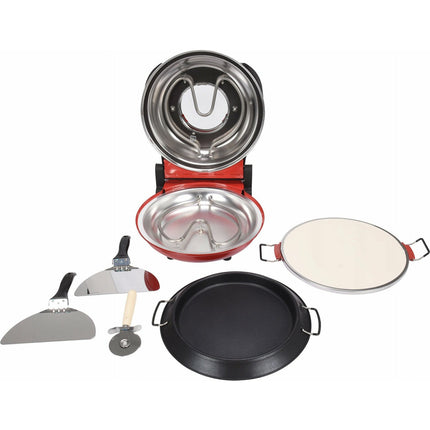 Lund professionele Pizzaoven met 5 temperatuurstanden - 1200W - 400 ºC