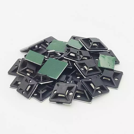 TT-products zelfklevende houder voor Tie-wraps 20 x 20mm (10 stuks) zwart