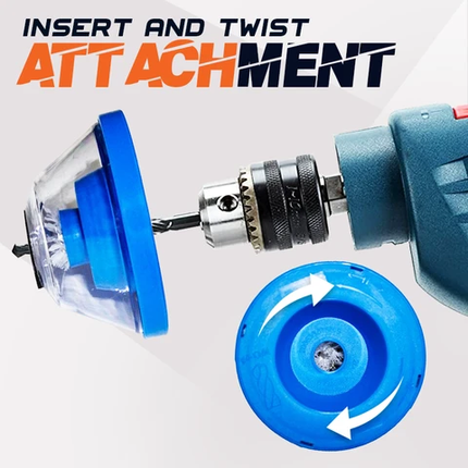 TT-products boormachine stof opvangbak blauw