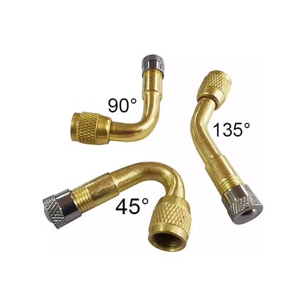 TT-products ventiel verlengstuk 45° koper incl ventieldop