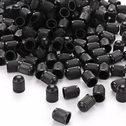 TT-products ventieldoppen plastic 100 stuks zwart