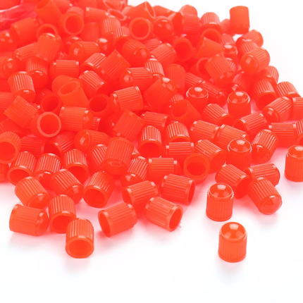 TT-products ventieldoppen plastic 100 stuks rood