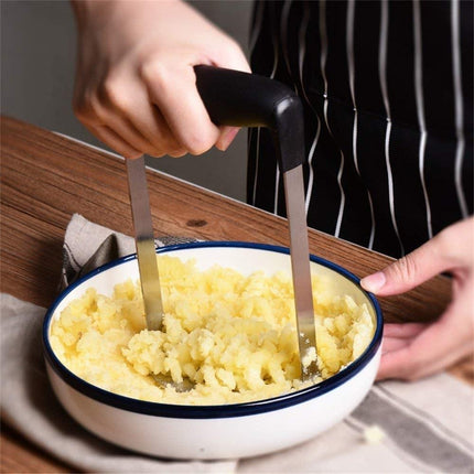 Kinghoff professionele aardappelstamper met comfortabele ergonomische anti-slip handgreep