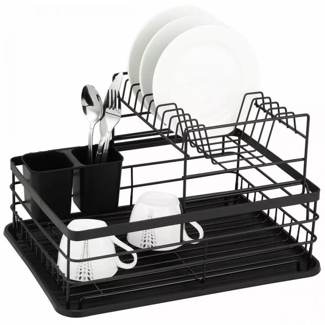 Kinghoff KH-1716 luxe afdruiprek met bestekkorf en lekbak 43 x 29 x 27 cm