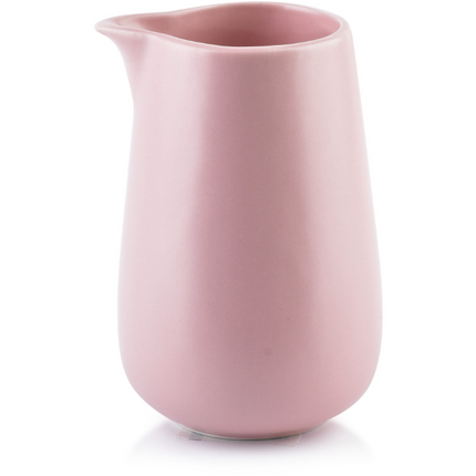 Affekdesign Happy roze porseleinen thee set inclusief 2 mokken / melk en suiker set en theepot 5-delig