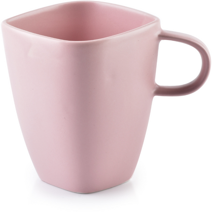 Affekdesign Happy roze porseleinen thee set inclusief 2 mokken / melk en suiker set en theepot 5-delig