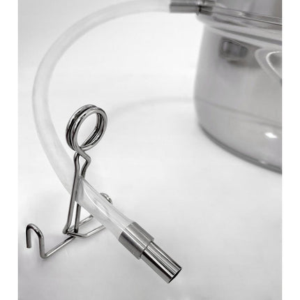 Meyerhoff professionele 6-delige sapcentrifuge pan/ juicer en stoompan voor op het fornuis 8L RVS
