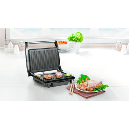 Teesa elektrische contact/ panini grill 1500 Watt RVS TSA3232