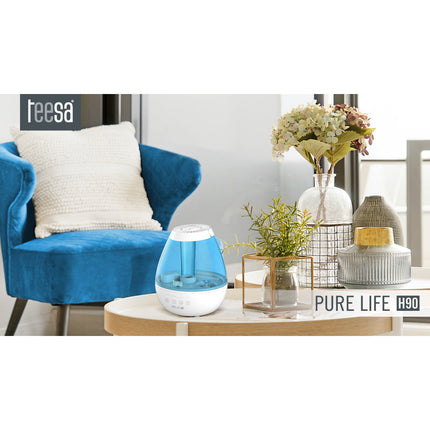 Teesa Pure Life H90 ultrasone luchtbevochtiger met sfeerverlichting 250 ml/u TSA8061