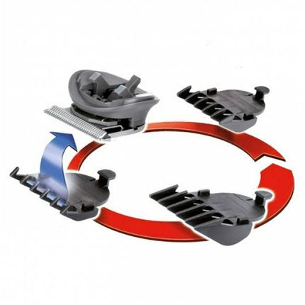 MPM haartrimmer 10-delige set MMW-04 RVS zilver