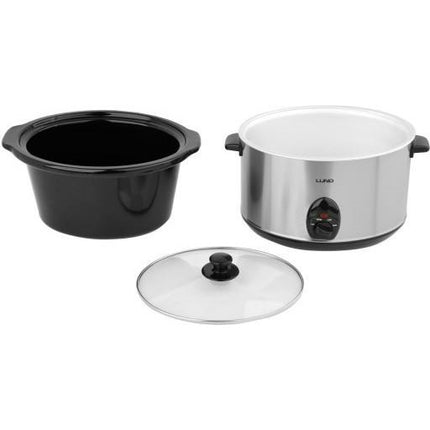 Lund Professional slow cooker 5.6L 320W zilver